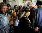 Hatice dances with her groom and future in-laws in Orselli Village, Turkey, 2001. Image from video © Kimberly Hart.